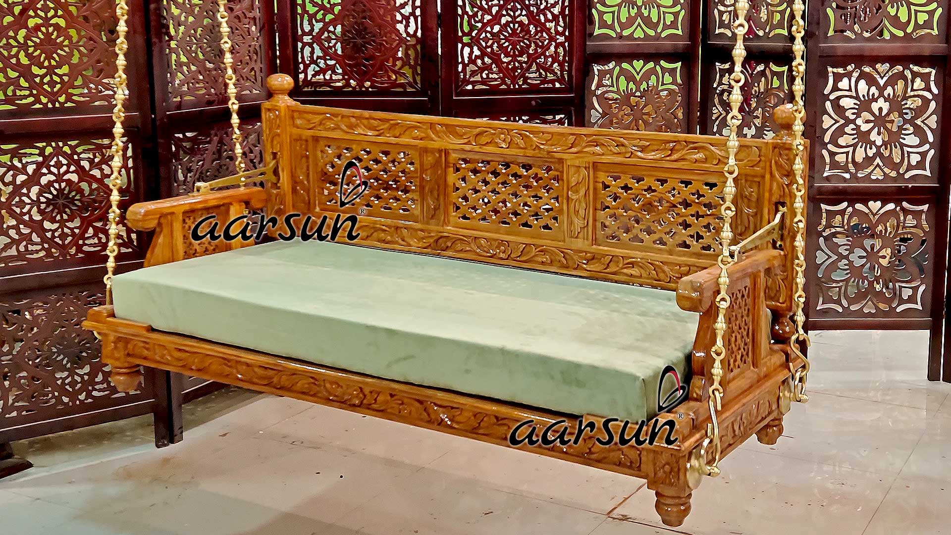 Ceiling Swing Reversible Jhula Seat top design view 3