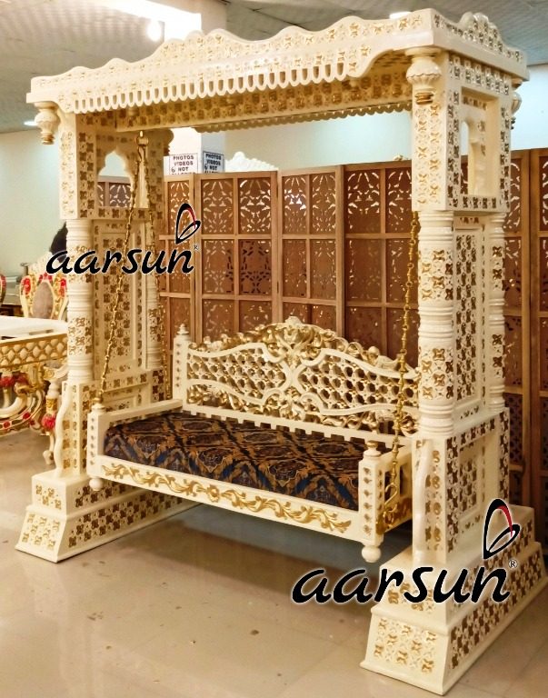 Exclusive Home Swing Wood Jhula Designs view 4