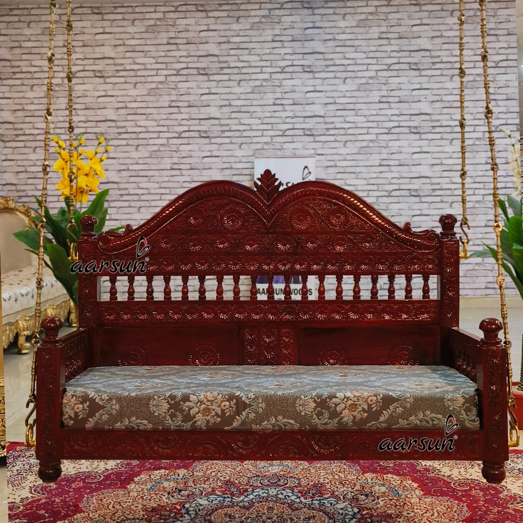 Handcarved Ceiling Swing Seat view 3