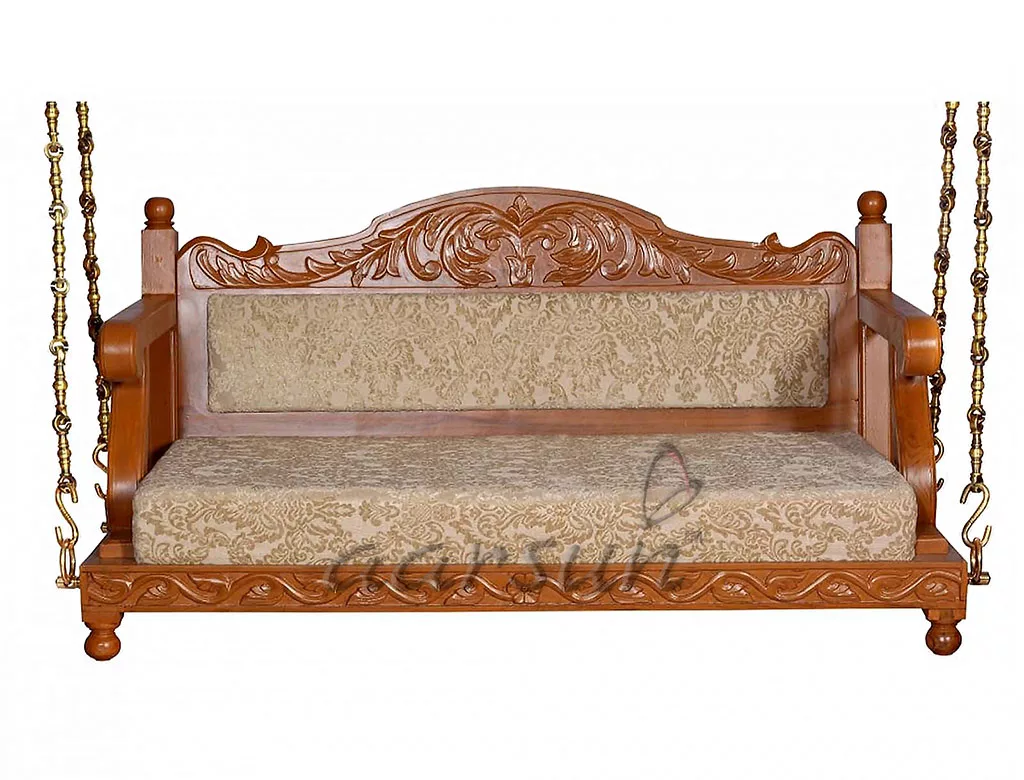 Handmade Wooden Indoor Swing view 3