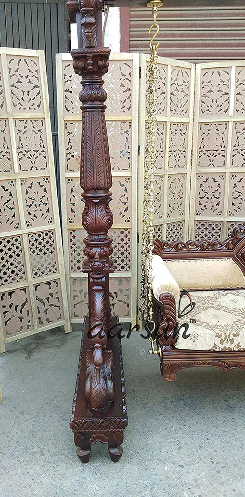 Indoor Wooden Swing / Jhula for Home view 3