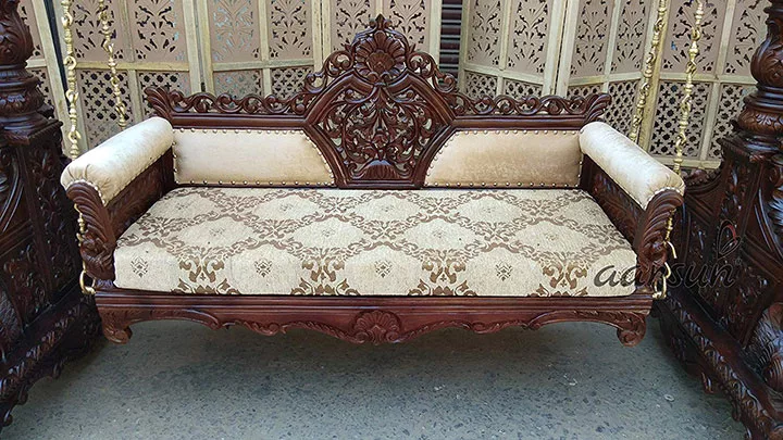 Indoor Wooden Swing / Jhula for Home view 6