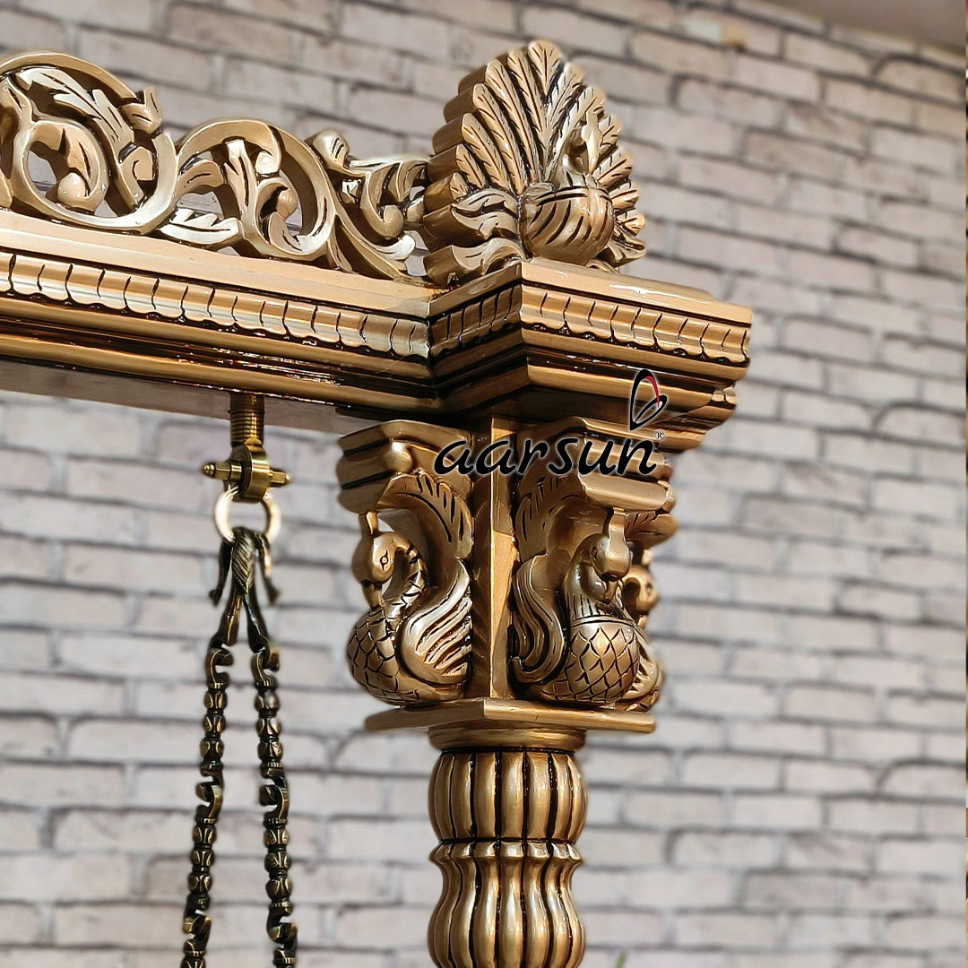 Premium Wooden Handcrafted Swing Design view 5