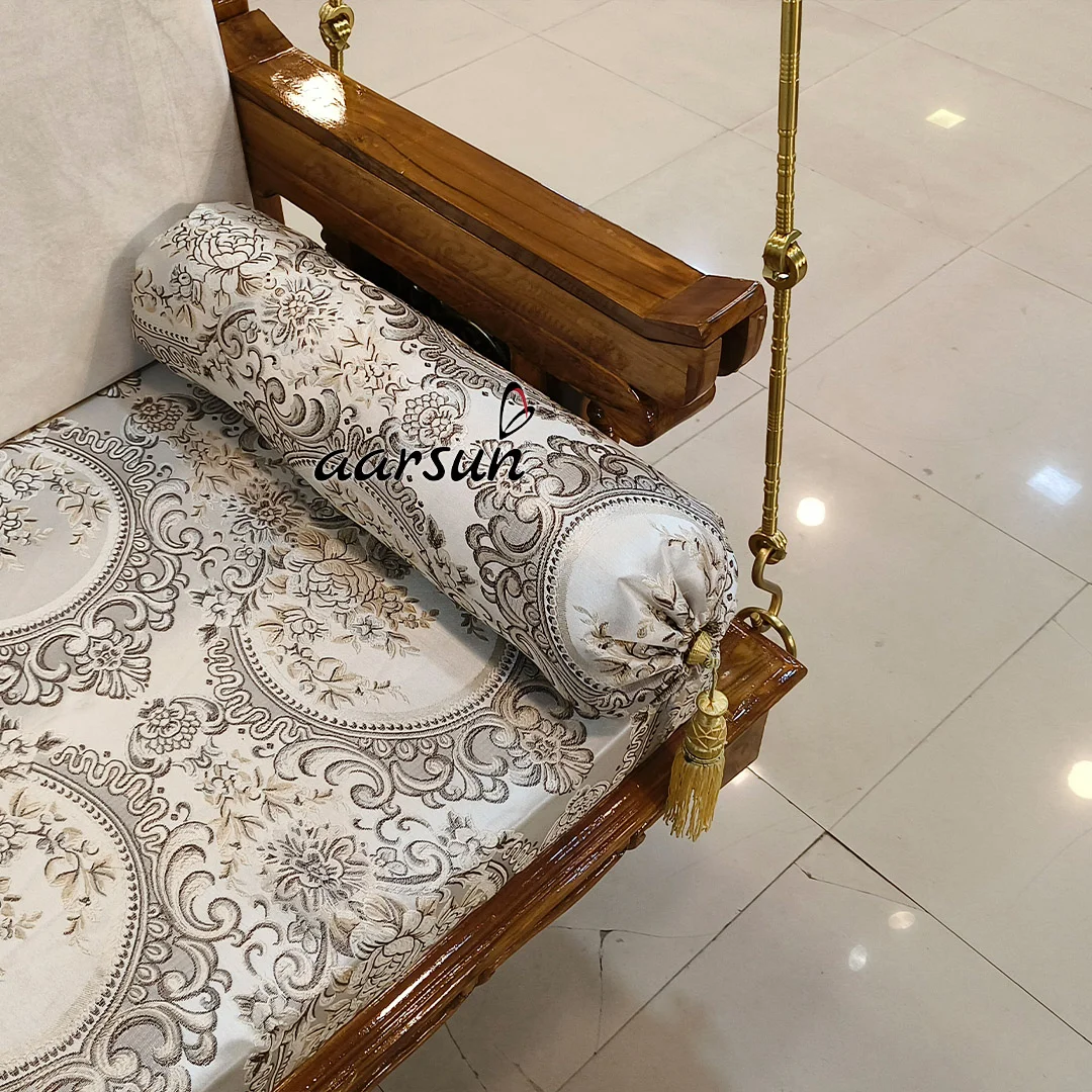 Reversible Wooden Ceiling Jhula with Brass Chain view 7