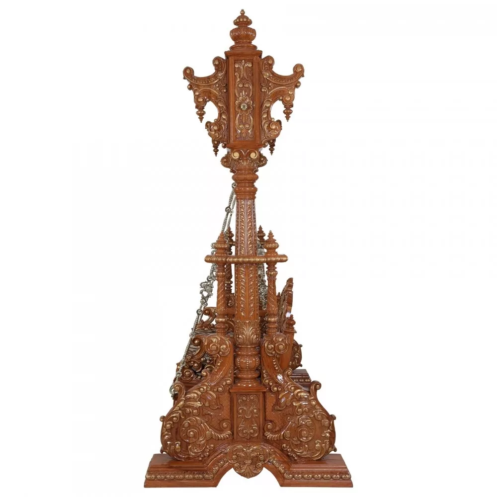 Royal Wooden Swing / Jhula for Home view 3