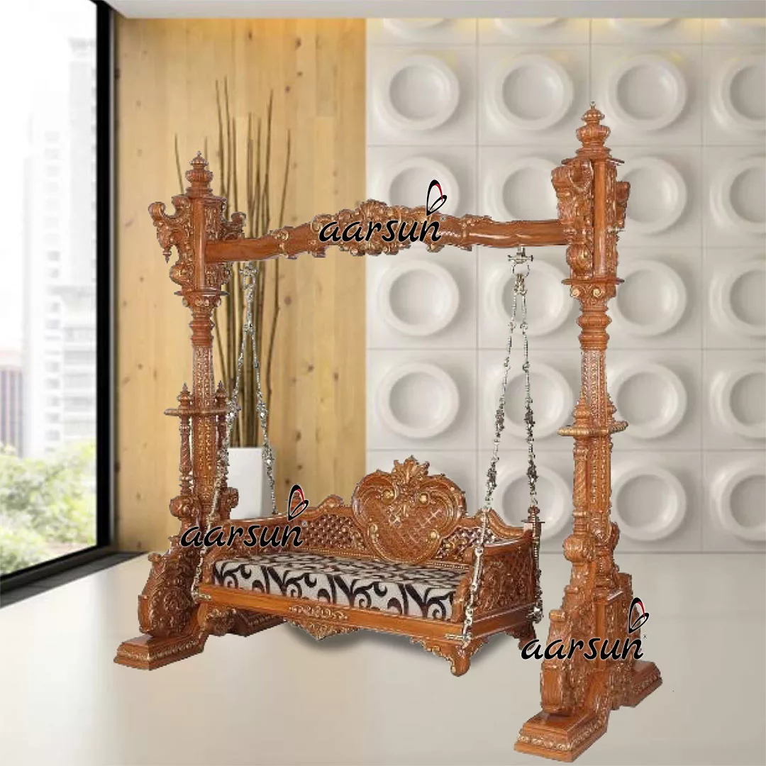 Royal Wooden Swing / Jhula for Home