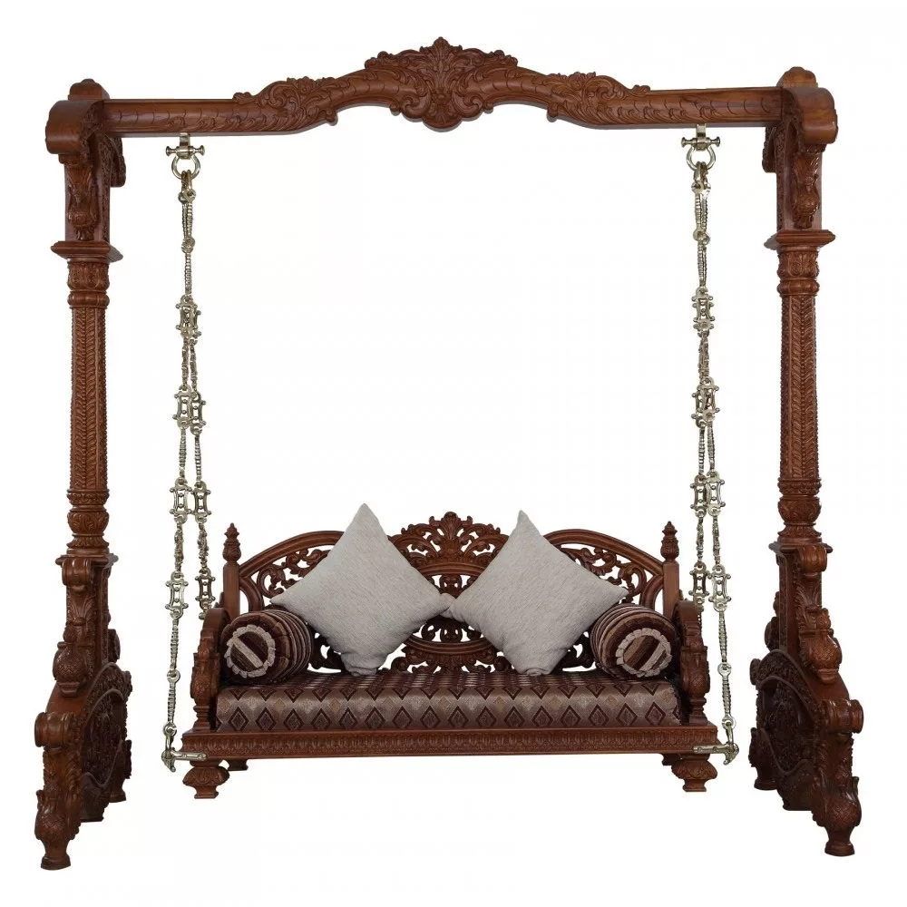 Wooden Designer Swing for Indoor view 3